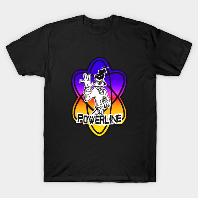 Powerline - Fan Art 90s Kid Illustration T-Shirt by CatsandBats